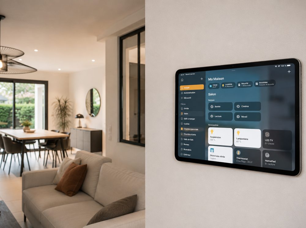 Solution domotique pour le pilotage connecté de la maison installée par ETS Métais