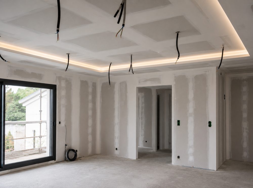 Installation électrique en rénovation complète réalisée par ETS Métais